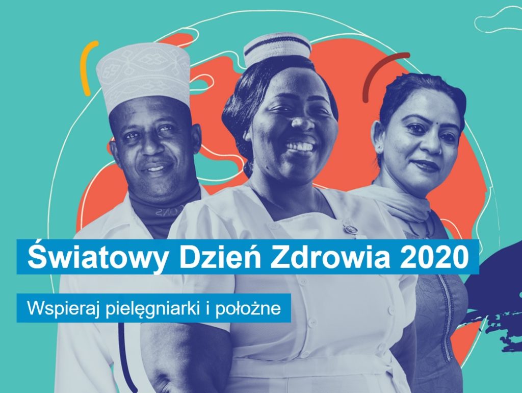 Plakat promujący Światowy Dzień Zdrowia przez WHO