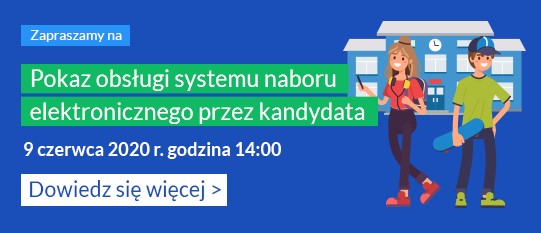 Firma VULCAN- Zaproszenie na pokaz obsługi systemu naboru elektronicznego przez kandydata w dniu 9 czerwca 2020 r., godzina 14.00.