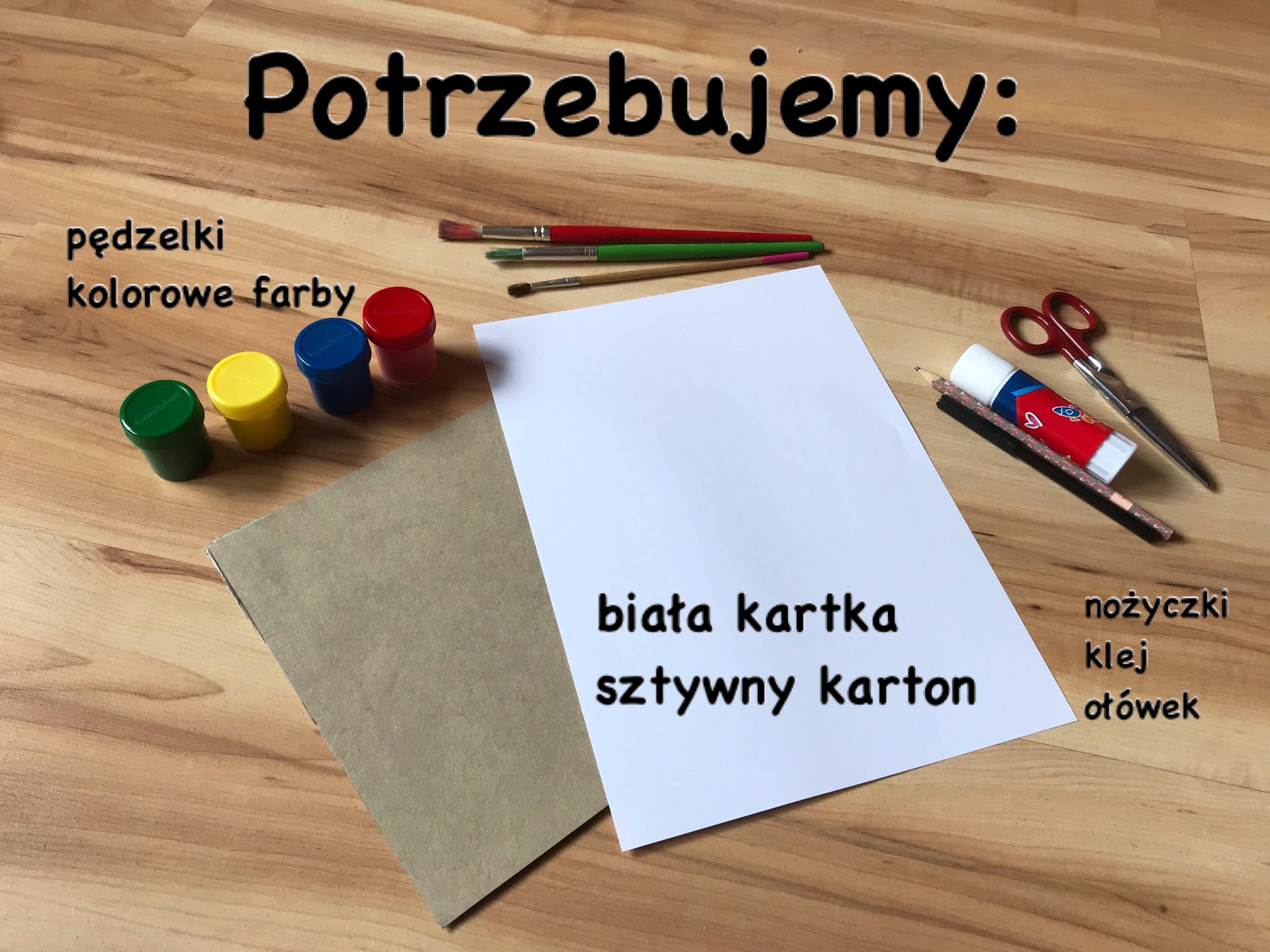 Potrzebne przybory.