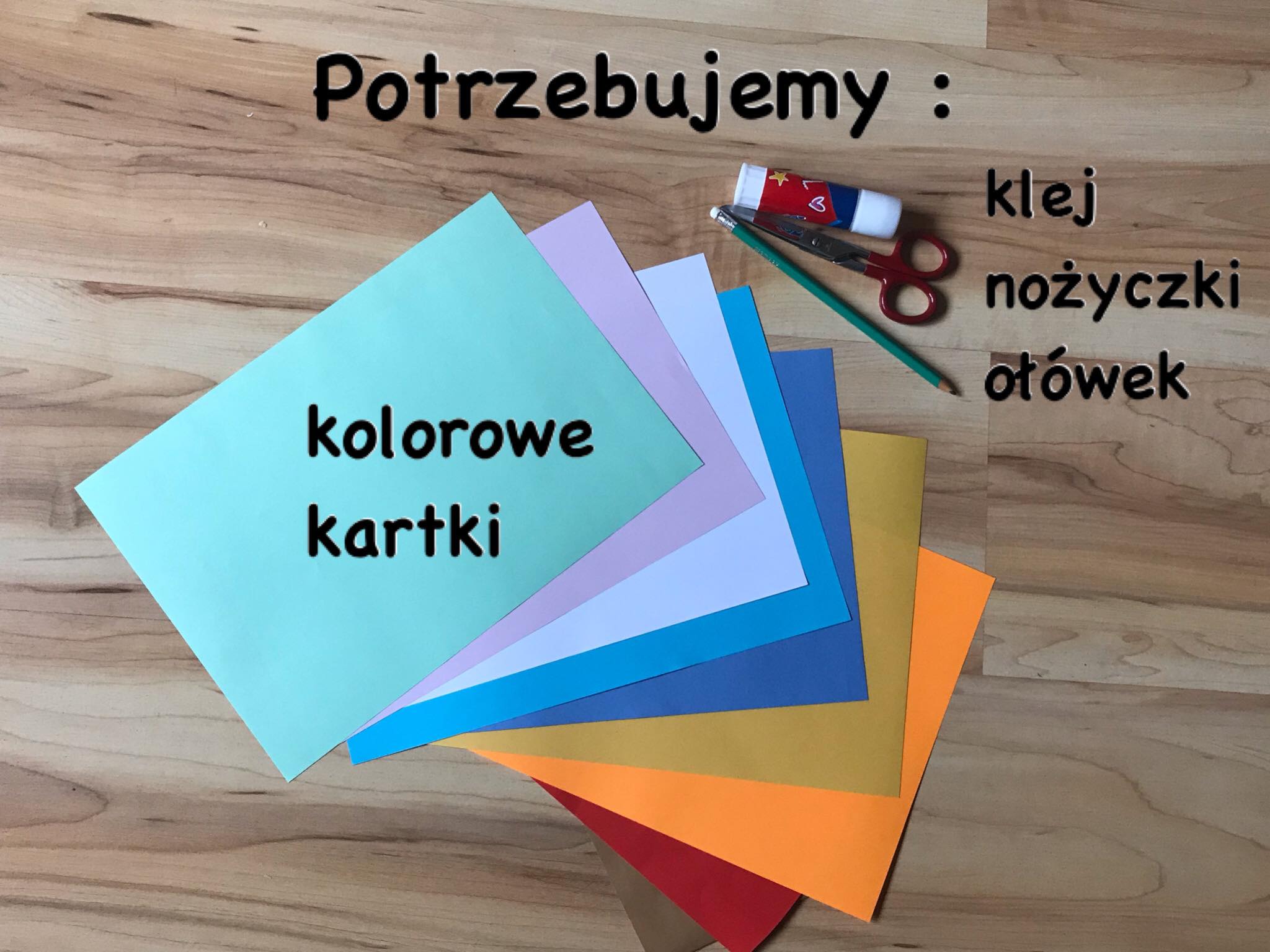 Zdjęcie potrzebnych przyborów.