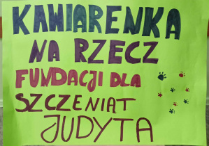 Plakat wykonany przez ucznia klasy V B