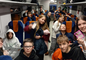 W pociągu PKP Inter City w drodze do Łodzi