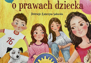 Okładka książki pt. "Opowieści o prawach dziecka" autor Marek Michalak