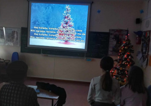 Kolędowe przerwy na ekranie tekst pastorałki Grudniowe noce