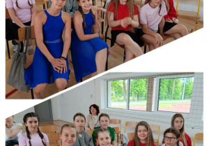 Nasze uczennice w oczekiwaniu na występy
