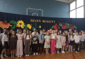 Klasa 2b podczas Dnia Rodziny.