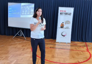 Ilona Adamska, dziennika, organizatorka kampanii ,,Nie hejtuję - motywuję"