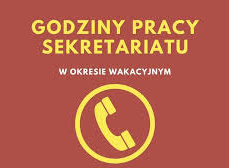 Praca sekretariatu w okresie wakacyjnym
