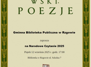 Narodowe Czytanie 2025