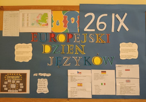 Gazetka obok sali od języka niemieckiego