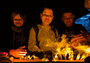 Uczniowie w Hydropolis