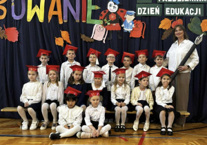 Zdjęcie przedstawiające klasę 1b.