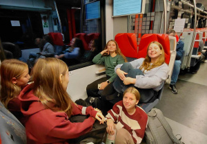 W pociągu ŁKA w drodze powrotnej z Poznania