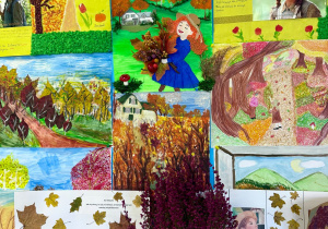 Wystawa prac konkursowych "Jesień na Zielonym Wzgórzu".