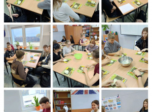 Warsztaty sushi w klasach 7A, 7B i 7C