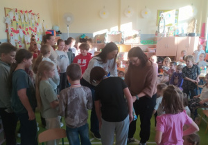 Podziękowanie za koncert i składanie życzeń świątecznych