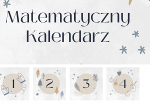 Grafika przedstawia pierwszą stronę internetowego kalendarza