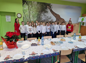 Spotkanie wigilijne w klasie 4b