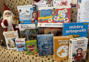Nowe gry zakupione do biblioteki szkolnej.