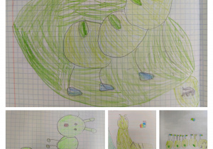 Prace w wykonaniu uczniów klasy 1 d