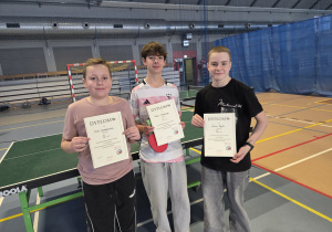 Finałowa trójka w kategorii chłopców