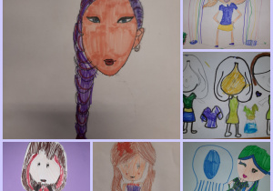 Kolorowe laleczki. Prace wykonane pod opieką Pani P. Filipczak.