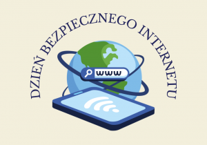 Banner z napisem ,,Dzień Bezpiecznego Internetu"