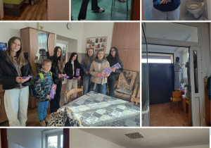 Szkolni wolontariusze z przedświąteczną inicjatywą pomocy oraz przedświąteczną wizytą u podopiecznych Sióstr Felicjanek.