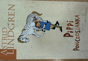 Okładka książki "Pippi Pończoszanka" Astrid Lindgren.