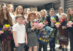 Wszyscy uczestnicy wieczoru poetyckiego