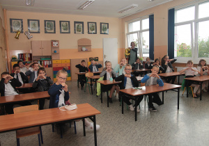 Spotkanie klasy IIIa z wychowawcą.
