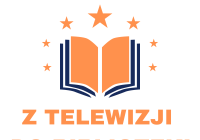 Zdjęcie przedstawiające plakat wystawy książek pt. "Z telewizji do biblioteki".