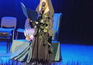 Lena Sowińska jako Pustelnik z "Dziadów" cz. IV