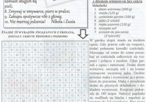 Pierwsza strona gazety jednodniówki wydanej przez klasę VII e