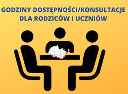 Harmonogram godzin dostępności nauczycieli w ramach prowadzenia konsultacji dla uczniów i rodziców w roku szkolnym 2022/2023