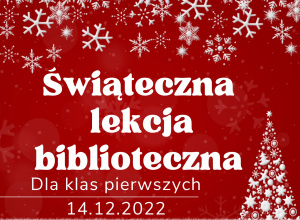 Lekcje biblioteczne dla klas pierwszych