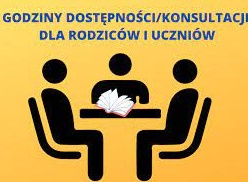 Harmonogram godzin dostępności w ramach prowadzenia konsultacji dla uczniów i rodziców w II półroczu roku szkolnego 2022/2023