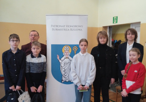 Uczestnicy konkursu ze szkoły w Kalinie