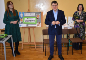 Powitanie i otwarcie konkursu przez Burmistrza Rzgowa- Pana Mateusza Kamińskiego